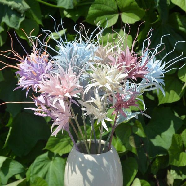 

10pcs fake night blooms (2heads/piece) 26.38" length simulation epiphyllum for wedding home decorative artificial flowers