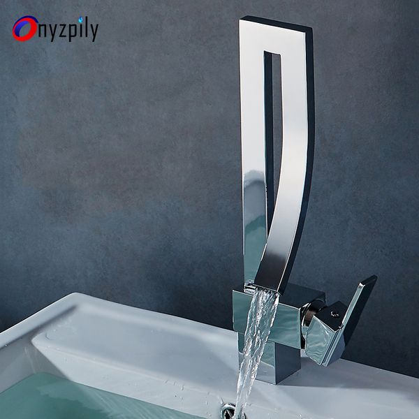 

bathroom sink faucets luxury chrome black nickel orange brass square basin faucet mixer tap deck mounted &cold mixertap torneira