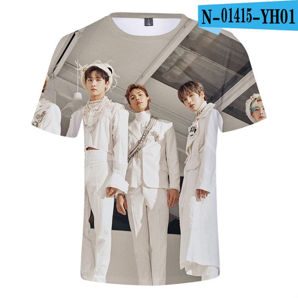 

kpop monsta x men k-pop team member 3d print shirts anime comics harajuku men clothing