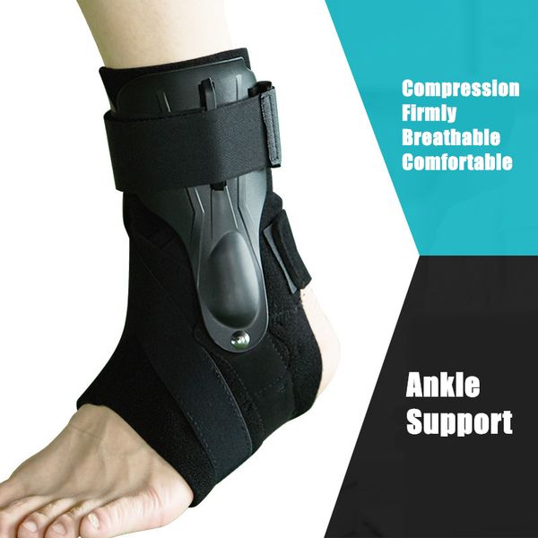 

1pc sport ankle support brace elastic fitness ankle strap stabilizer bandage retainer for foot orthosis sprains splint protector, Blue;black