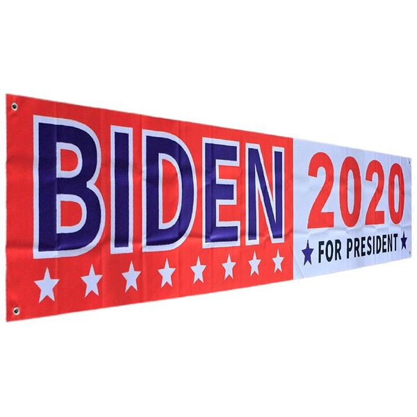 

dhl shipping joe biden flags 2020 us president campaign flag party banner flag 48*250cm biden election flag 4 styles dha1087