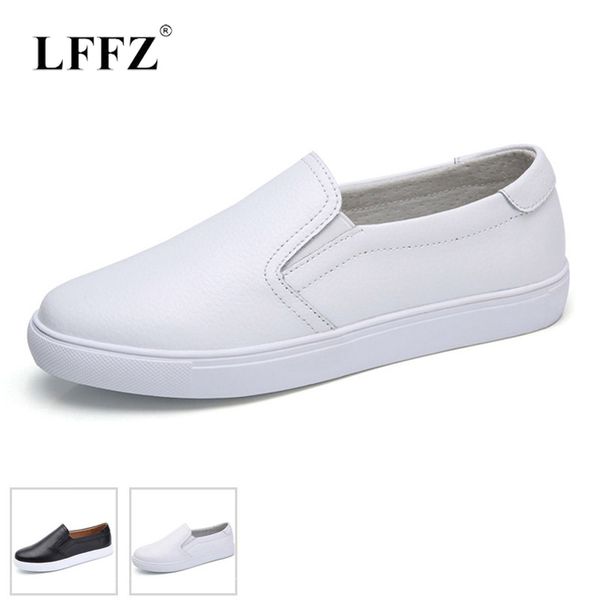 

2020 fashion black loafers women shoes flats genuine leather slip on shoes for women mocasines mujer mocassin femme female
