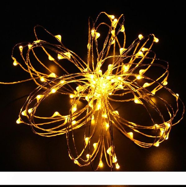 

8 Colors 10m 100 LED Copper Wire LED String Light Starry Light Outdoor Garden Christmas Wedding Party Decoration