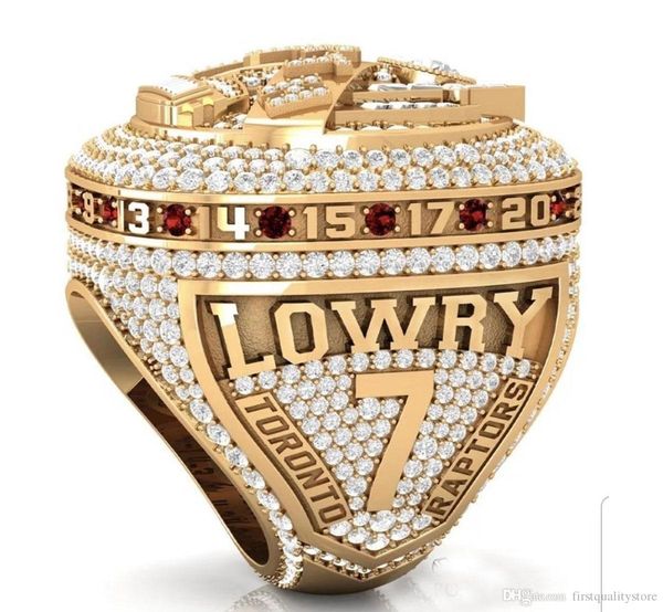 

size 6-15 new arrival 2019 raptor championship ring for fans, Golden;silver