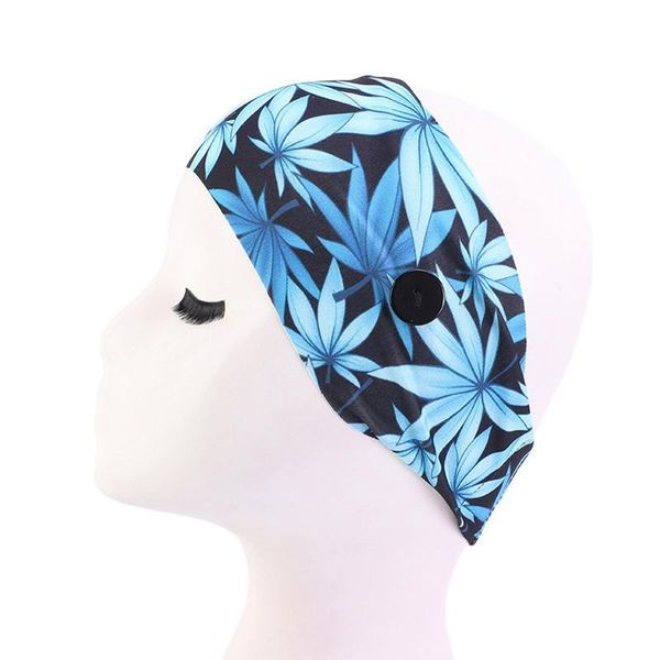 

ear women hair colorful anti girls soft elastic sports with adults band accessories print exercise yoga button headbands for mask zpicv