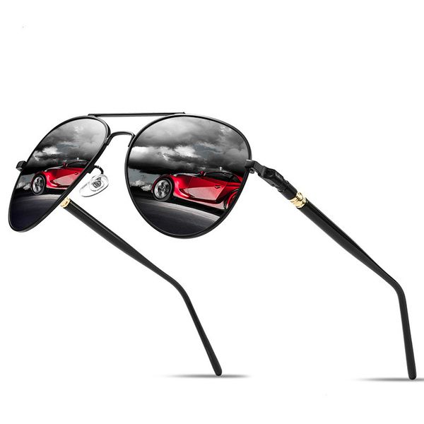 

brand polarized sunglasses men new fashion male polaroid glasses with accessories driver driving shade mirrors for women, White;black