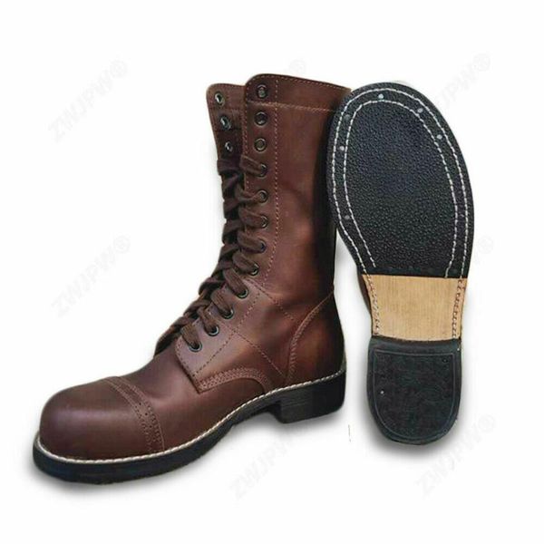 

tomwang2012. world war ii us army airborne paratrooper jump leather service shoes boots reenactments high quality