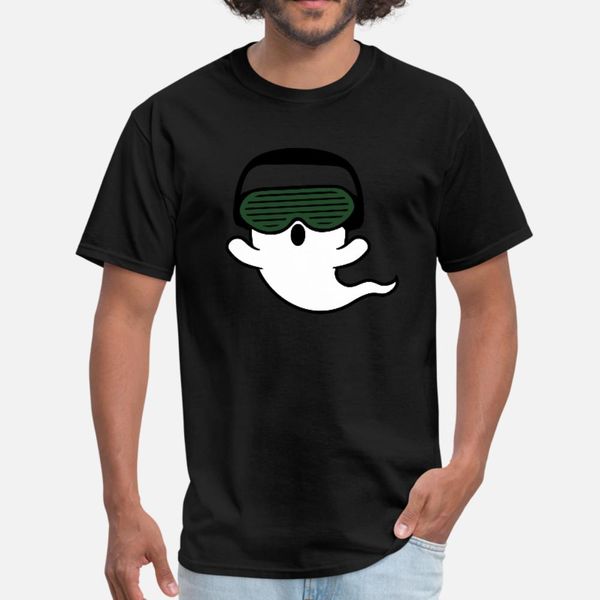 

party ghost design t shirt men knitted short sleeve o neck letters gift casual spring cool shirt
