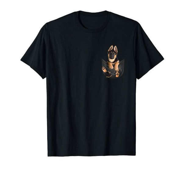 

german shepherd in your pocket cute dog lover men homme 2019 for tall and big men offensive t shirts
