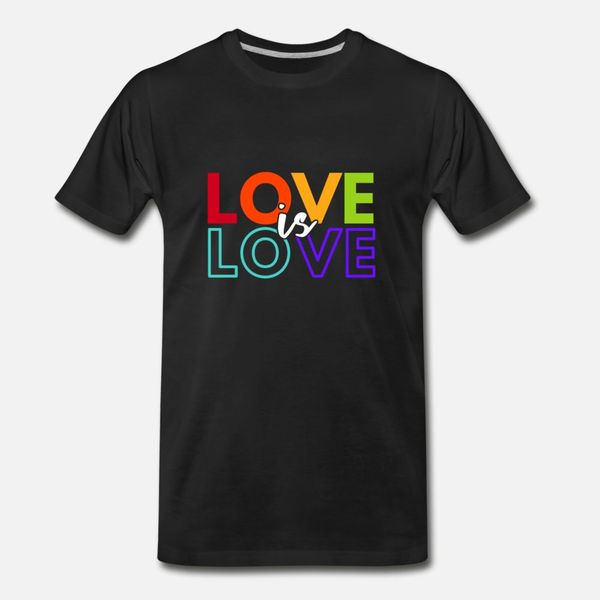 

love lgbt t shirt men create 100% cotton crew neck slim gift basic spring cool shirt