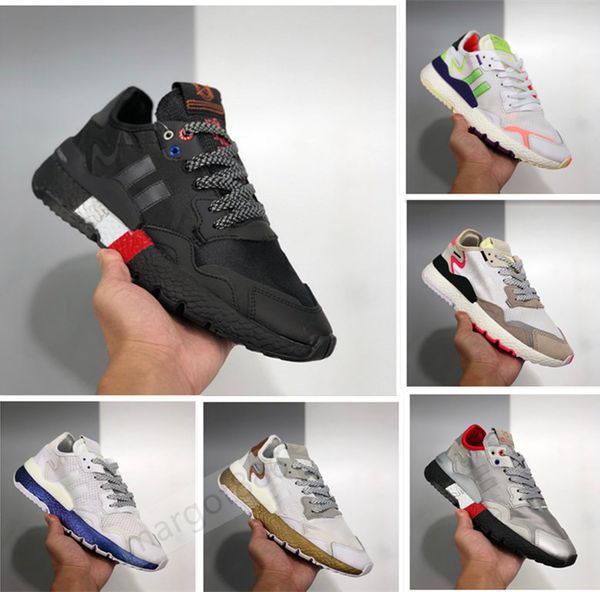 

mens sneakers jogger nite running shoes black white gold bred active blue collegiate green shock red womens sport fashion outdoor breathable