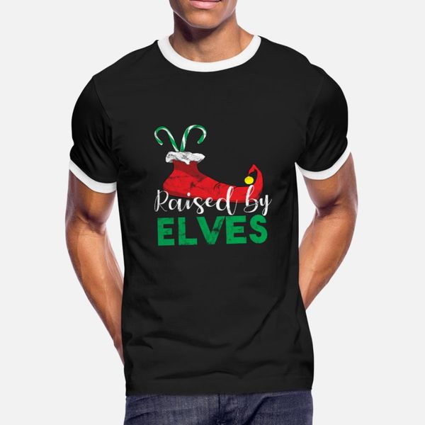 

elf christmas santa claus gift t shirt men printing 100% cotton crew neck natural fit comical summer style leisure shirt
