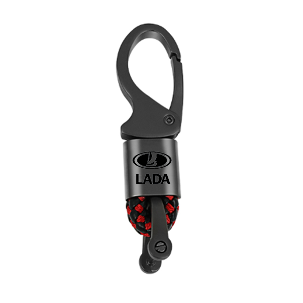 

car keychain metal leather key chain room key rope for lada marsz granta kalina largus niva priora samara toscana vesta xray, Silver