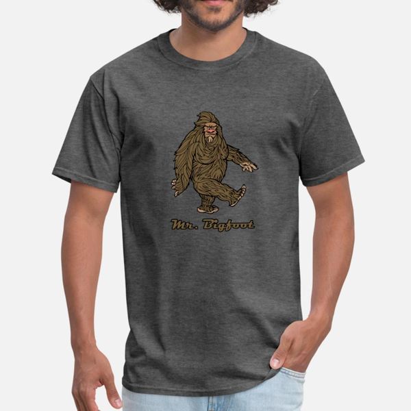 

mr bigfoot t shirt men knitted short sleeve s-3xl letters sunlight building summer outfit shirt
