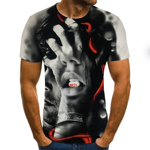 

new horror series ghost theme summer 3d print shirts aesthetic horror funny men clothing
