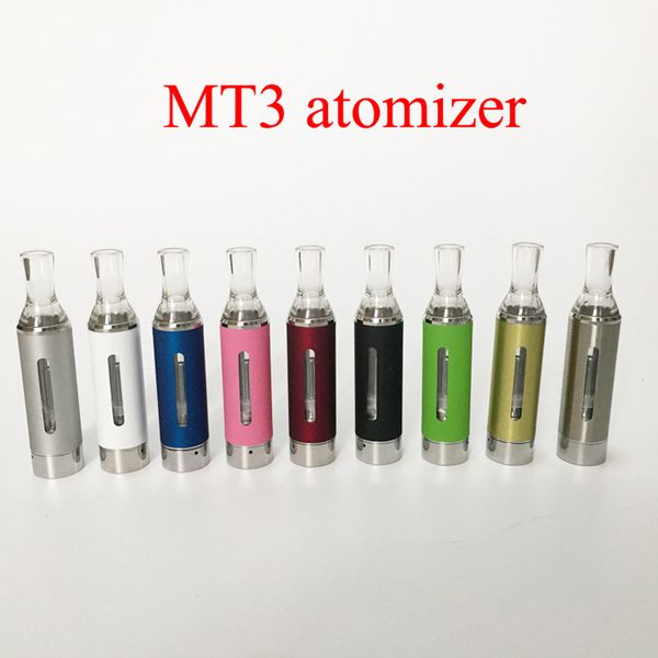 

MT3 tank atomizer 1.8ml capacity replaceable coil electronic cigarette atomizer rebuildable coil for 510 thread ego eovd twist battery