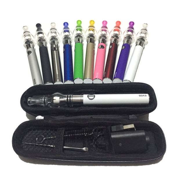 

vape pen case vaporizer e cigarette starter 510 kits oi charger battery with thread usb 1100mah zipper for wax wax thick evod ifqdr