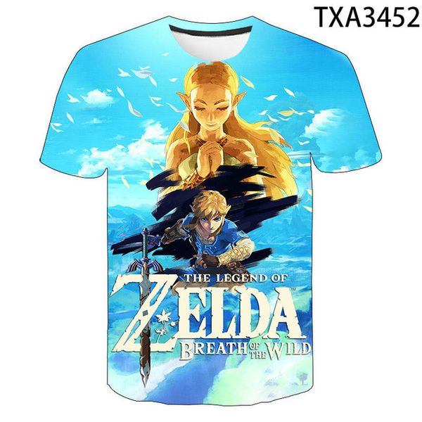 

new zelda clothing wild street anime trend quality 3d print shirts aesthetic hentai aesthetic men clothing