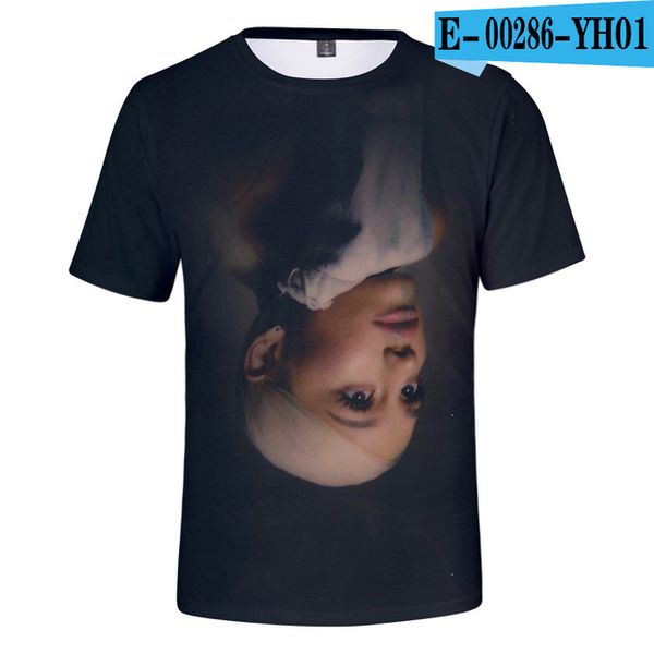 

ariana grande men cotton camisetas mujer 3d print shirts anime funny kawaii men clothing