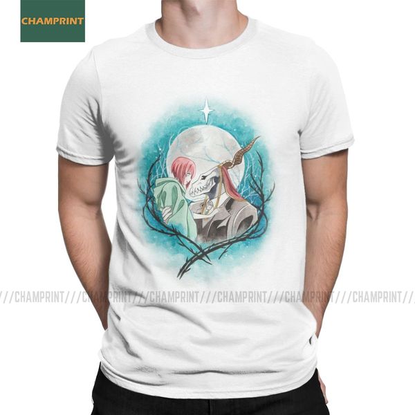 

the thorn mage and his apprentice the ancient magus bride t-shirt men cotton t shirt elias anime ainsworth manga mahoutsukai