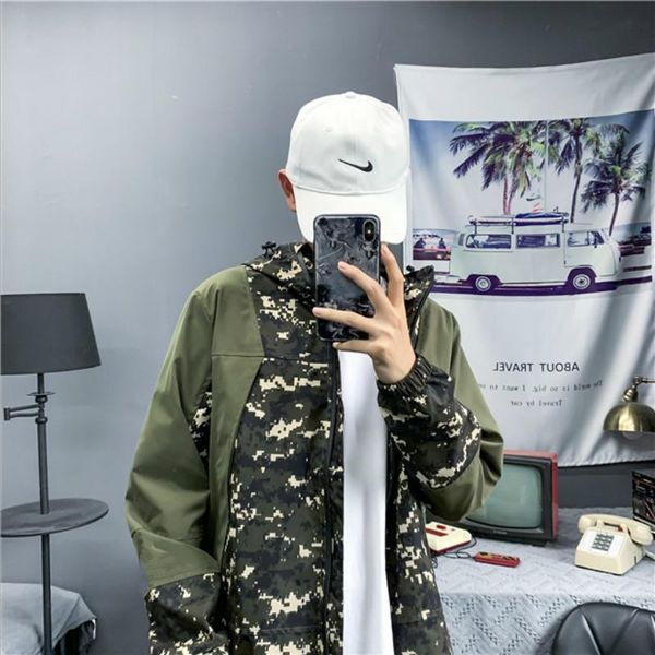 

2020 zip up men jacket spring autumn fashion brand slim fit coats male casual baseball bomber jacket mens overcoat 4979, Black;brown