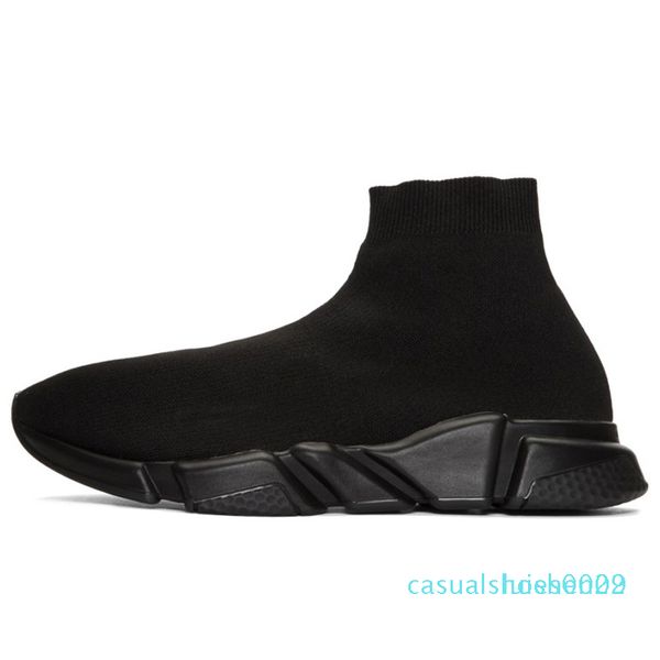 

fashion designer shoes triple black white men women chaussures glitter volt blue pink mens trainers runner platform casual sneakers c29