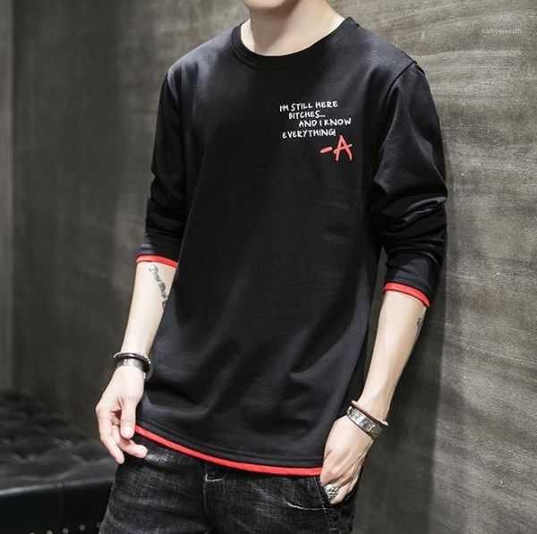 

мода printed тонкий тонкий tee mens casual плюс размер пуловера tops конструктора mens майки, White;black