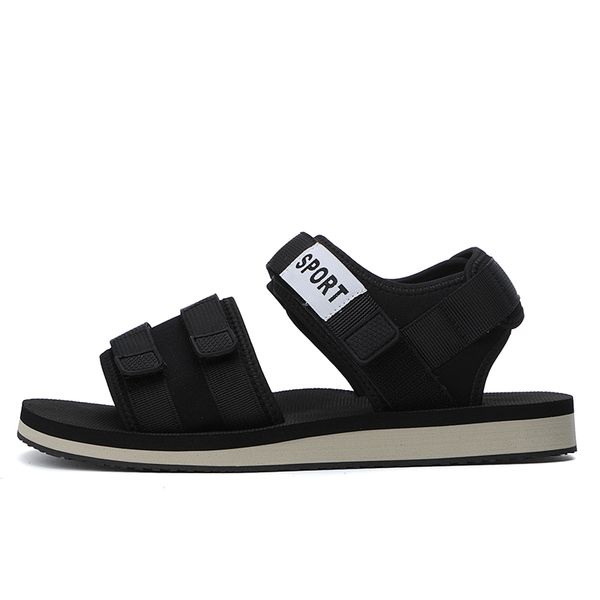 

спорт sandalias открытого hombre резина sandalen ет треккинг deportivas сандалии сандел masculina homme римского sandalia слайд для, Black