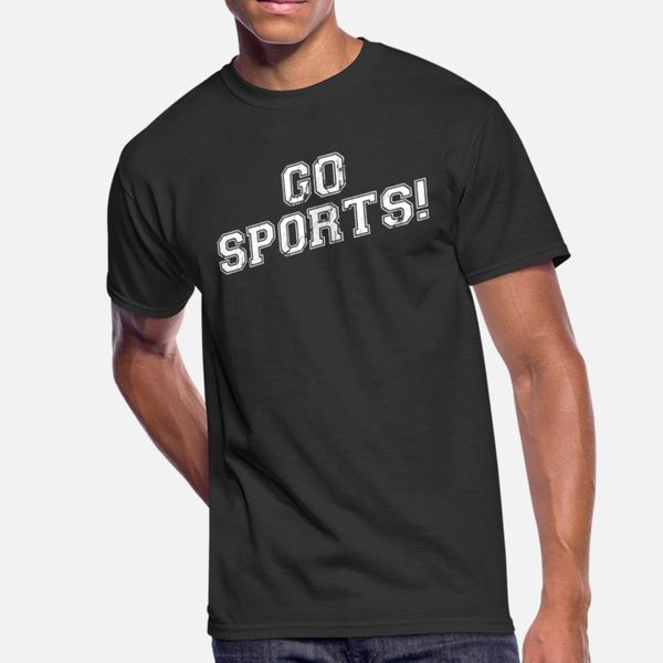 

go sports move the thing win the points t shirt men print cotton crew neck male famous casual summer style normal shirt