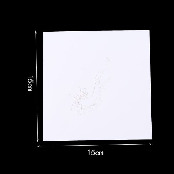 

white peacock 3d up greeting card birthday easter anniversary mother's day 72xf