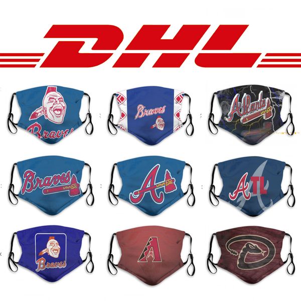 

2020 new personality men and women baseball team masks reusable washable anti-pollen allergy dust masks filter masks pm2.5