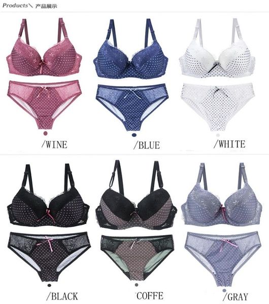 

fashion women bras briefs underwear sets plus size lingerie set female adjust lace breathable thin cup lingerie kit bra panties, Red;black