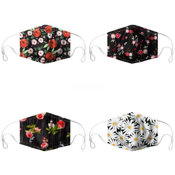 

personality mask printing face mask camouflage exportable washable sunscreen pretive mask#617, Black
