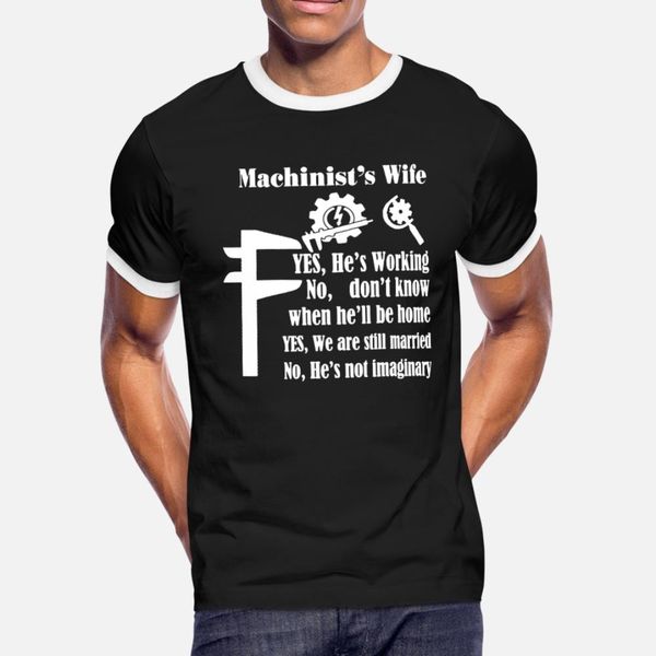

machinist s wife t shirt men customize 100% cotton s-xxxl basic solid graphic basic summer cool shirt