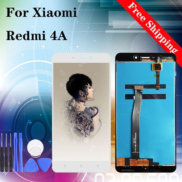 

5.0" super quality lcd for xiaomi redmi 4a lcd display touch screen digitizer assembly replacement black white