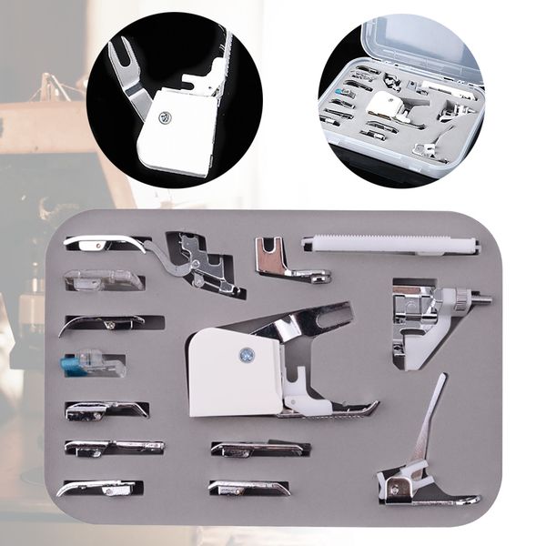 

15pcs sewing machine tool stainless steel presser foot set stitch for brother