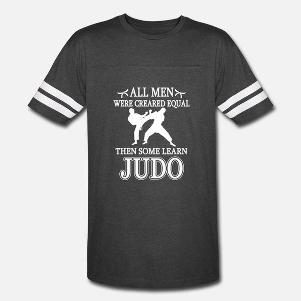 

all men were created equal then some learn judo t shirt men personalized tee shirt size s-3xl letters interesting comical outfit shirt