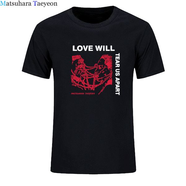 

love will tear us apart t shirt men t-shirt tumblr fashion grunge black tshirt tee hipsters funny t-shirts punk style top