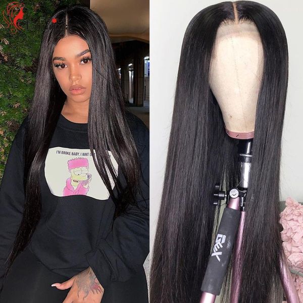 

straight lace front human hair wigs for women 13x4/13x6/360 lace frontal wigs human hair malaysian long closure wig black, Black;brown