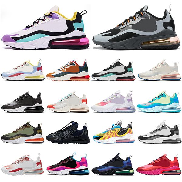 

react men women phantom running shoes bleached coral camo bauhuas black silver dusk purple mens trainers outdoor sports sneakers 36-45
