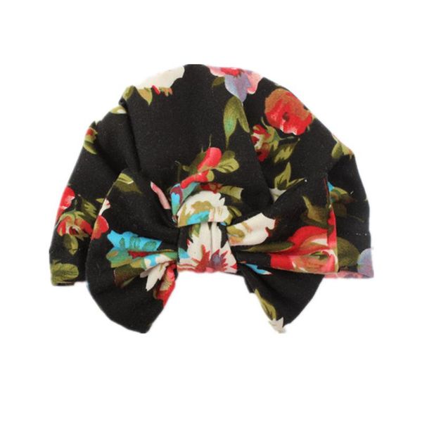 

toddler kids baby hat baby accessories cute newborn toddler kids boy girl turban cotton print beanie hat winter warm cap, Yellow