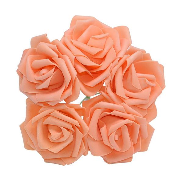 

floral stem diy bouquet wedding flower party heads decoration rose 30pcs with supplies 8cm flowers bride foam artificial urleb sq2009