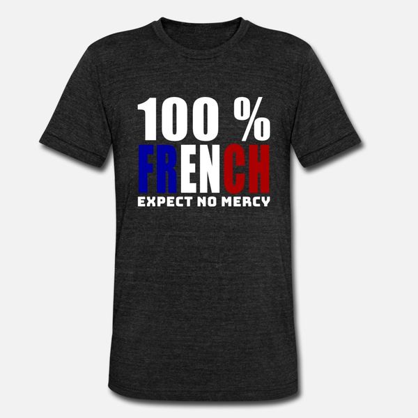 

100 % french expect no mercy t shirt men designs tee shirt s-xxxl outfit crazy authentic spring natural shirt