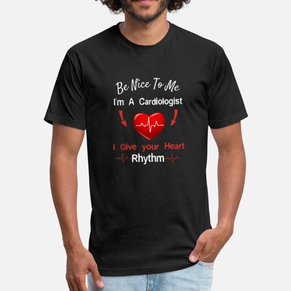 

funny heart doctor cardiologist print be nice t shirt men knitted short sleeve s-xxxl cute basic spring kawaii shirt