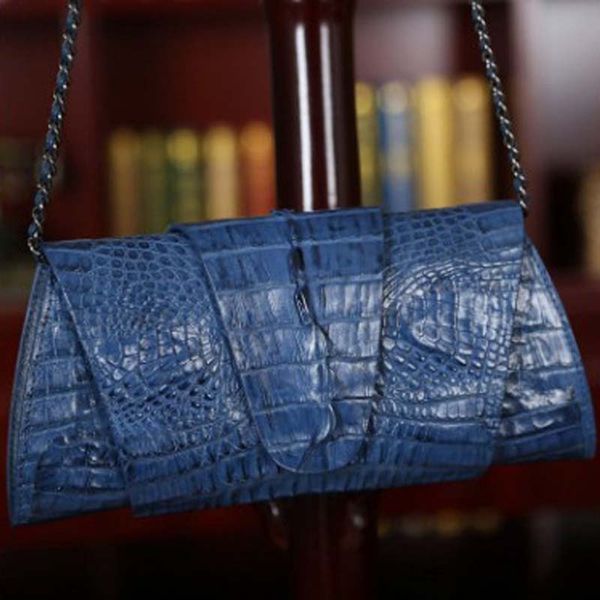 

linshe crocodile the chain package fashion female bag the whole article crocodile leather bag new genuine leather