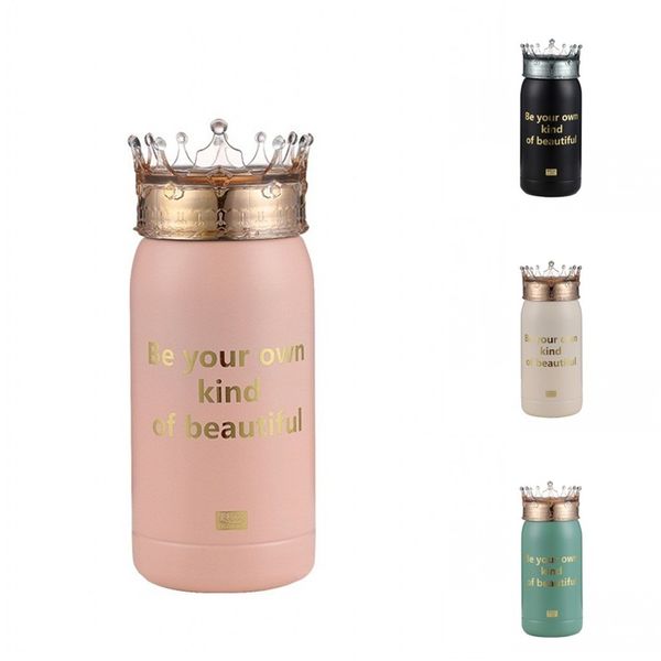 

красивые кубки королева охватывает кружка 300мл воды изолированный портативный стаканы из нержавеющей стали чай бутылки кофе молоко хорошо в