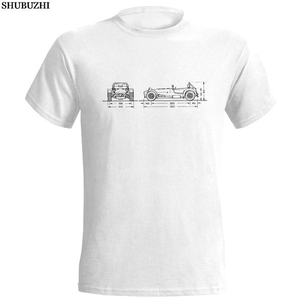 

male selling t shirt caterham super 7 blueprint mens t shirt classic car retro sporter lotus summer tee shirt