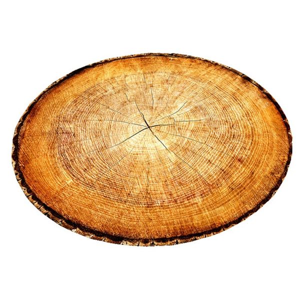 

carpets 3d wood massage ring sectiom round large carpet for living room anti -slip chair table wallpaper para casa sala