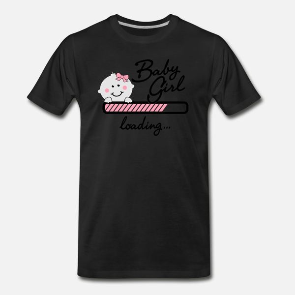 

baby girl loading t shirt men print tee shirt euro size s-3xl fit building summer style leisure shirt