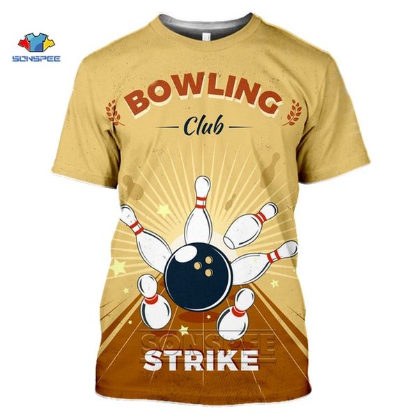 

popular sports bowling 3d style 3d print shirts horror hentai comics men clothing